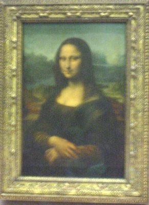Davinci's Mona Lisa, Louvre, Paris.